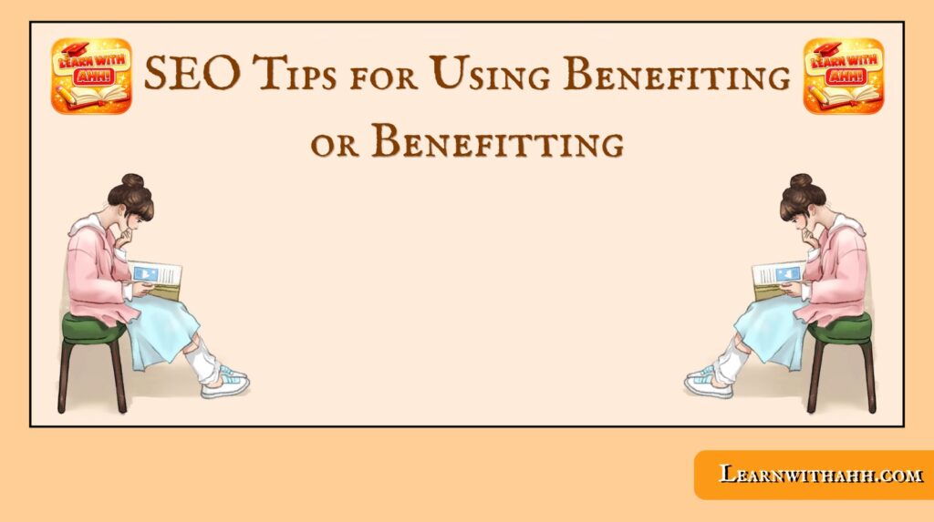 SEO Tips for Using Benefiting or Benefitting