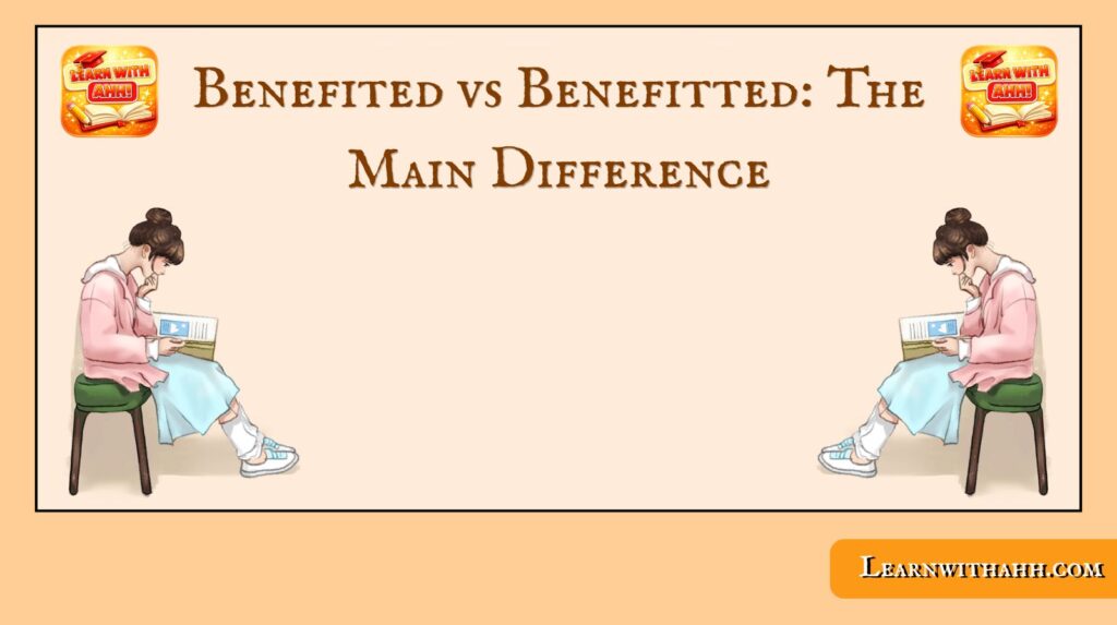 Benefited vs Benefitted: The Main Difference
