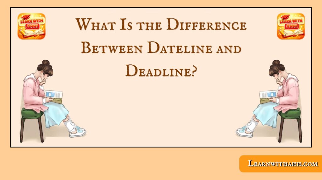 Dateline vs Deadline 