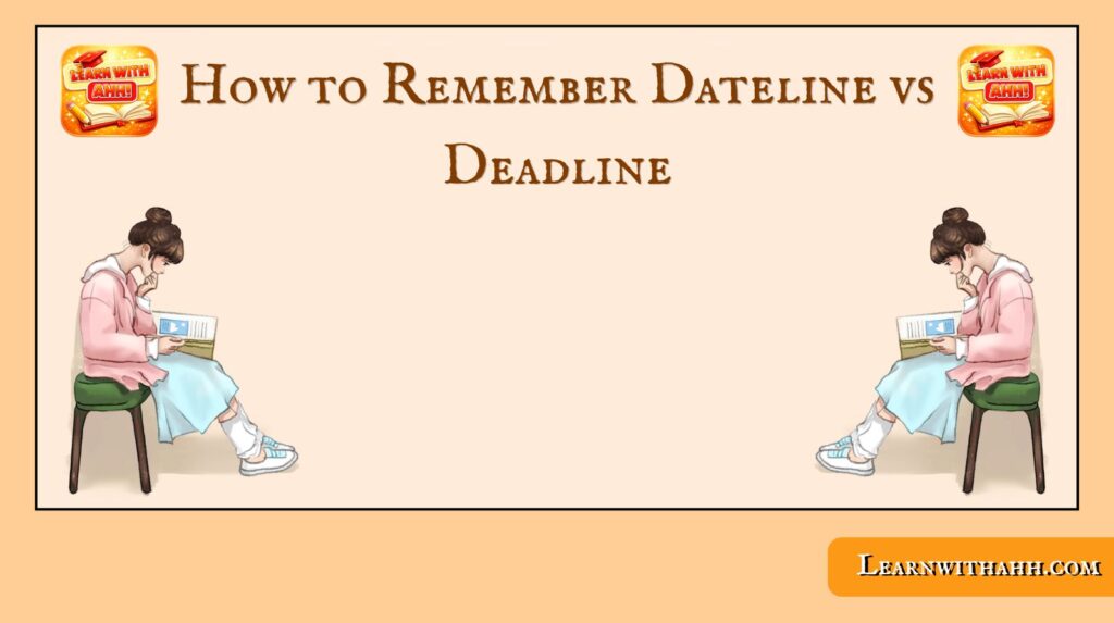 Dateline vs Deadline 