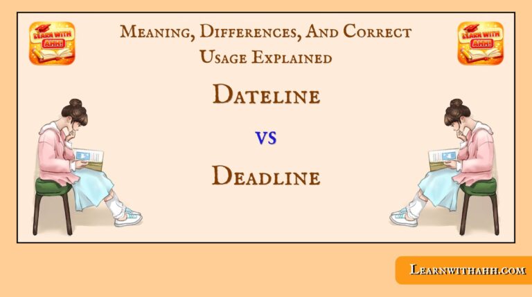 Dateline vs Deadline