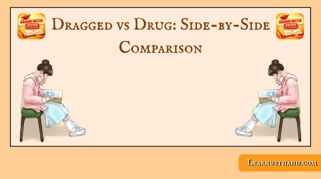 Dragged vs Drug: Side-by-Side Comparison