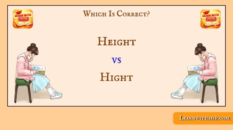 Height vs Hight