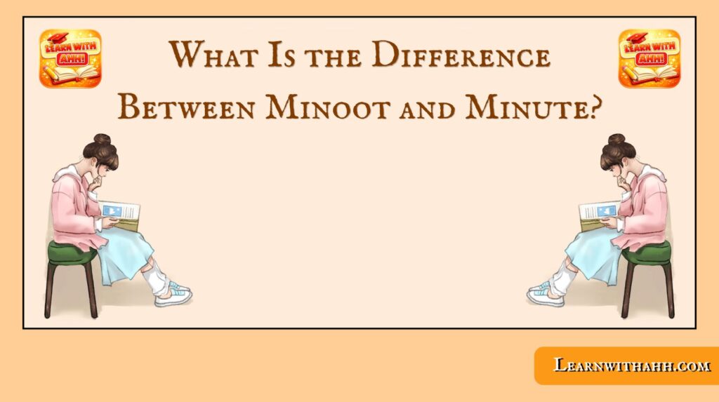 What Is the Difference Between Minoot and Minute?