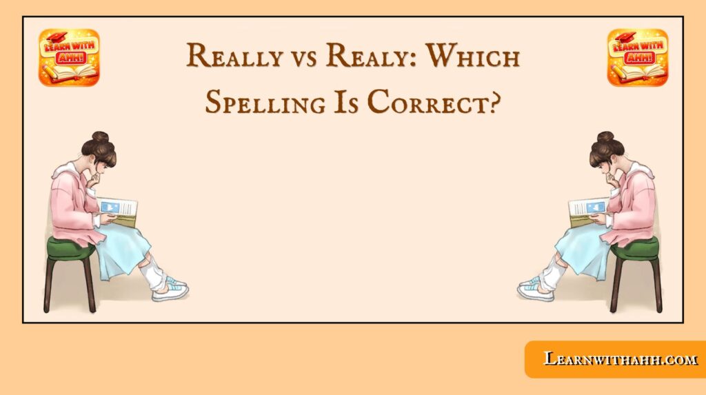 Really vs Realy: Which Spelling Is Correct?