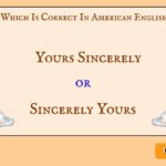 Which Is Correct In American English