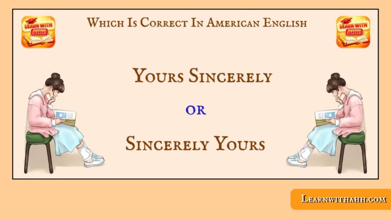 Which Is Correct In American English