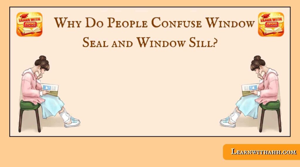 Why Do People Confuse Window Seal and Window Sill?