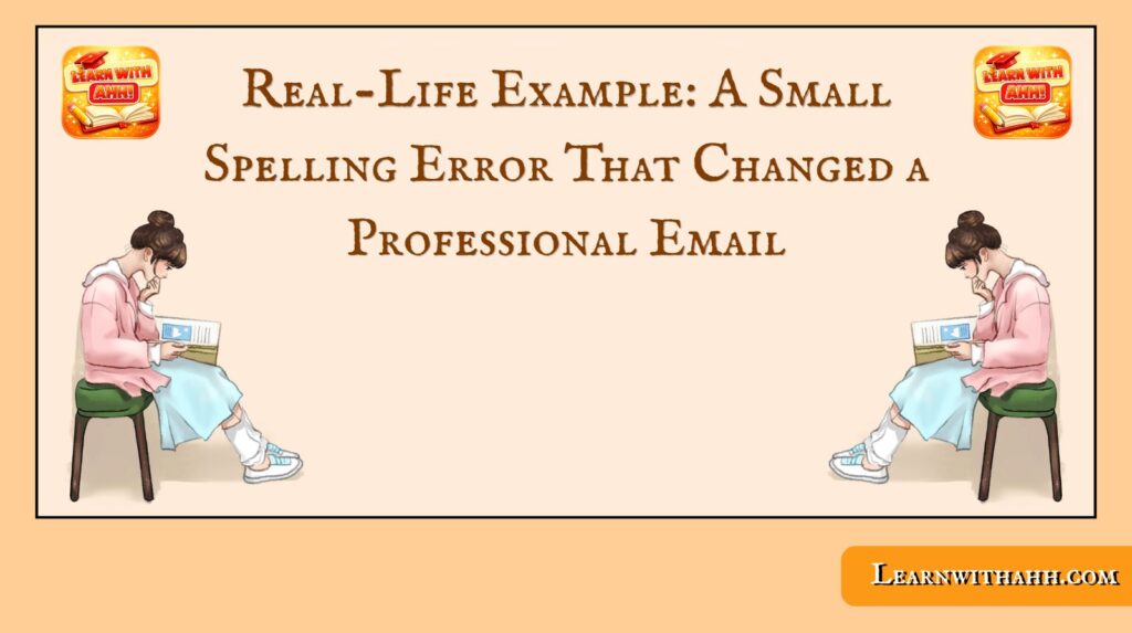 Real-Life Example: A Small Spelling Error That Changed a Professional Email