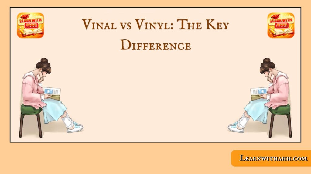 Vinal vs Vinyl: The Key Difference