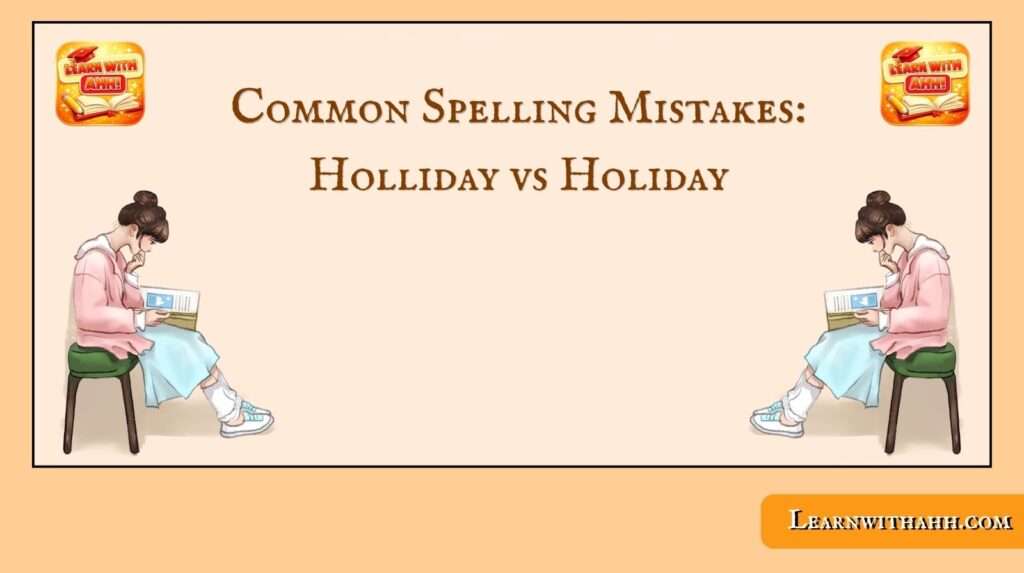 Holliday vs Holiday