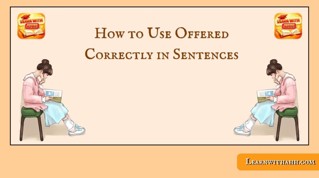 Offered vs Offerred