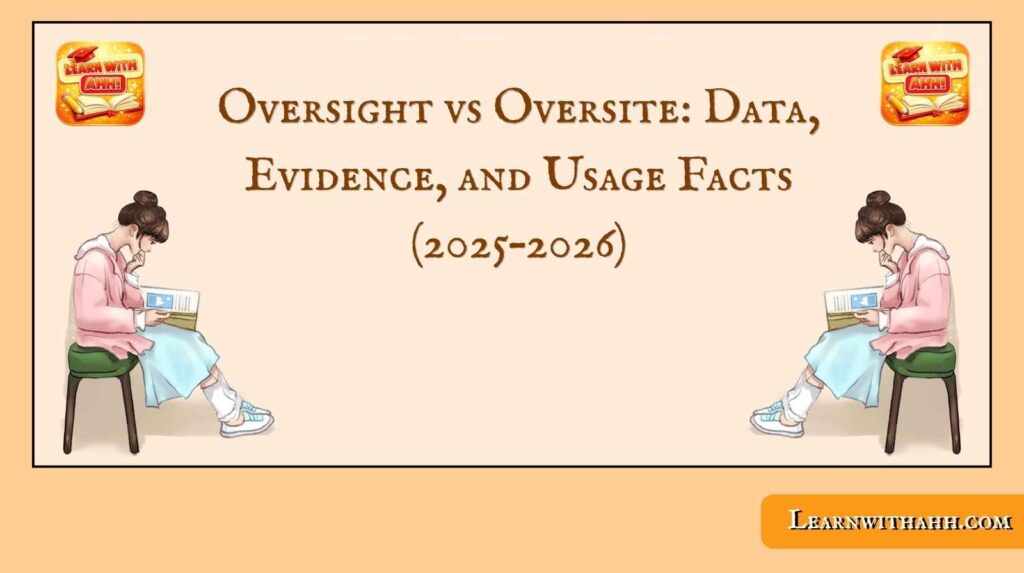Oversight vs Oversite