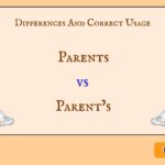 Parents’ vs Parent’s