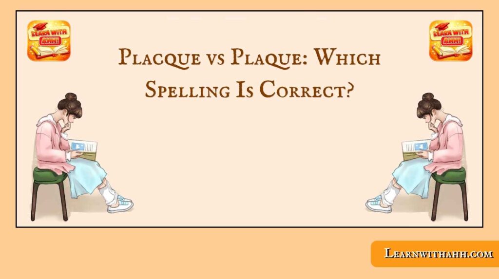 Placque vs Plaque