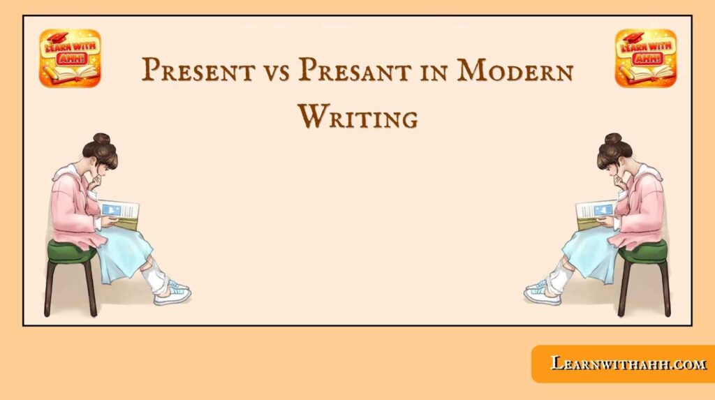Present vs Presant