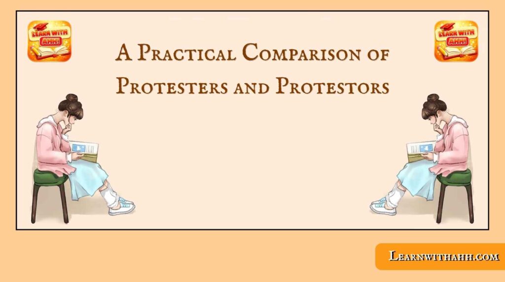 Protesters and Protestors