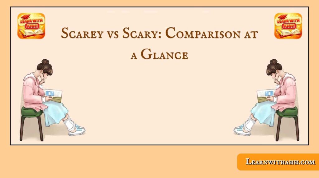 Scarey vs Scary