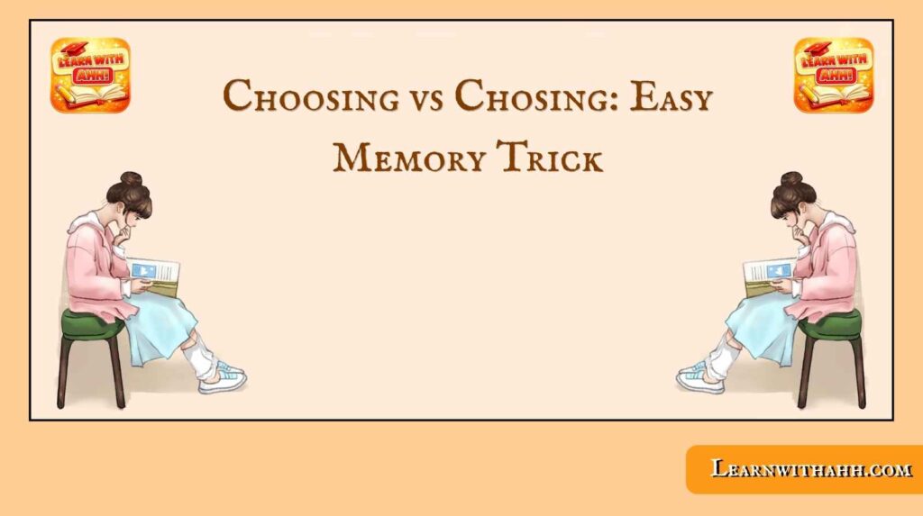 Choosing vs Chosing