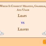 Leafs vs Leaves