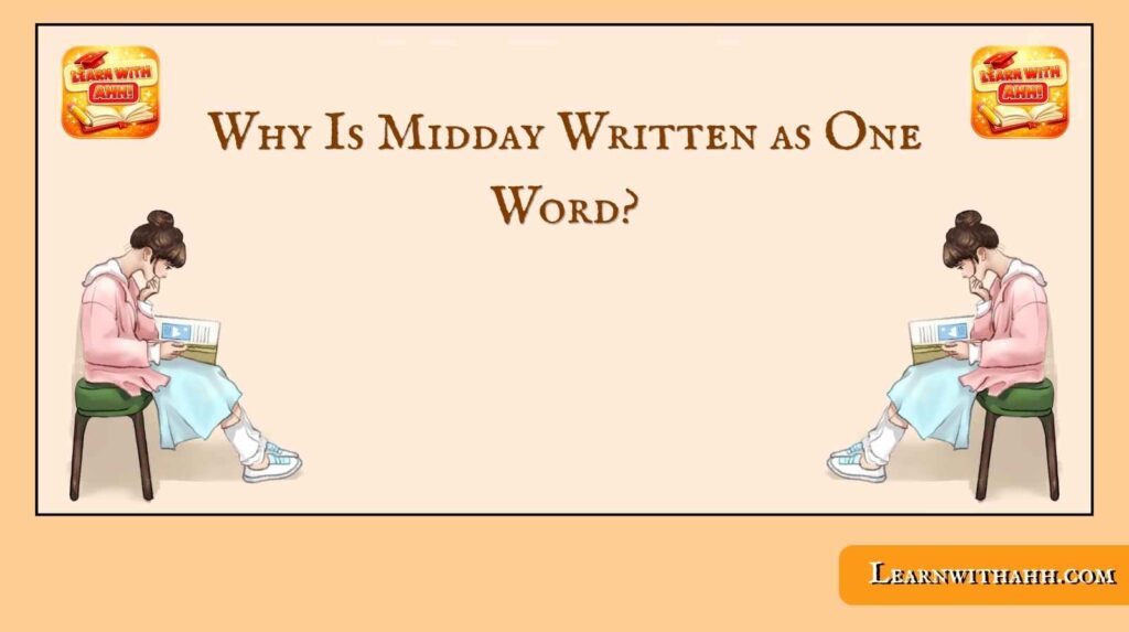 Midday vs Mid Day