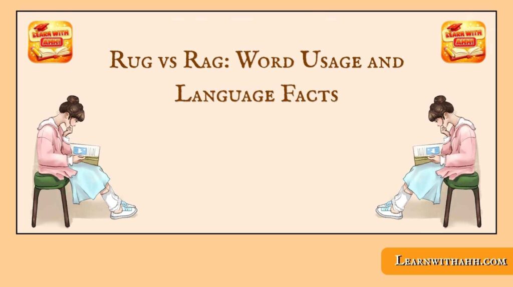 Rug vs Rag