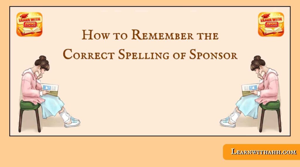 Sponser vs Sponsor