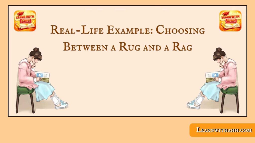 a Rug and a Rag